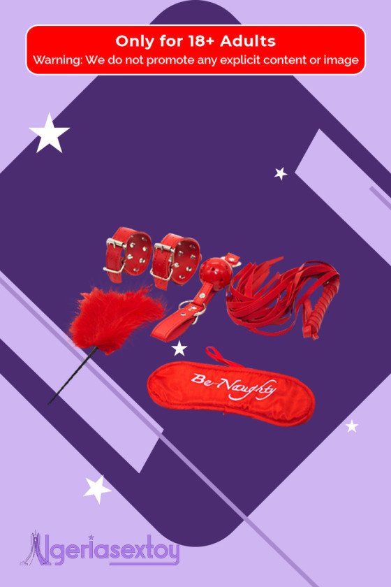 BDSM SEX KIT Bracelet+Whip+Goggles+Feather+Mouth Ball Gag BDSM-001