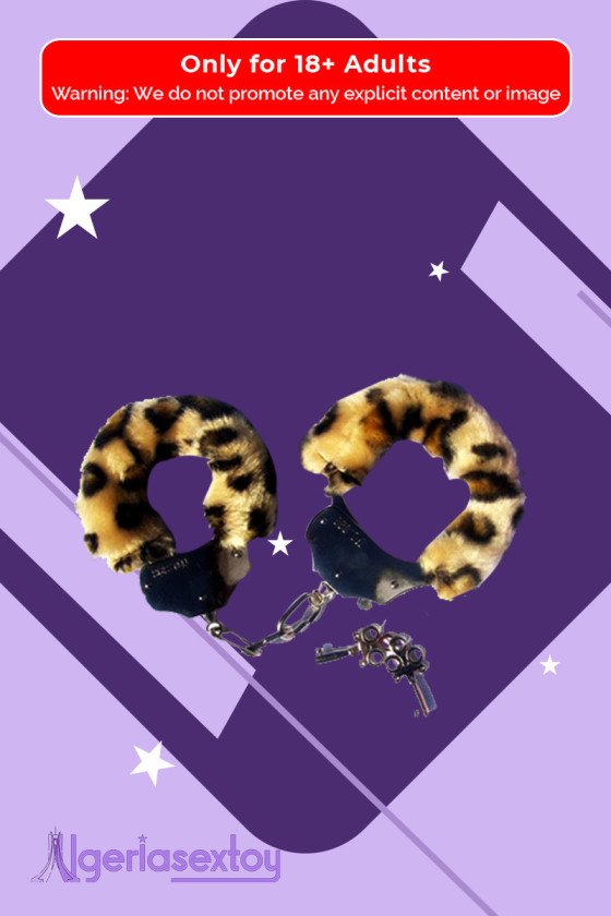 Fetish Fantasy Furry Cuffs in Leopard BDSM-005