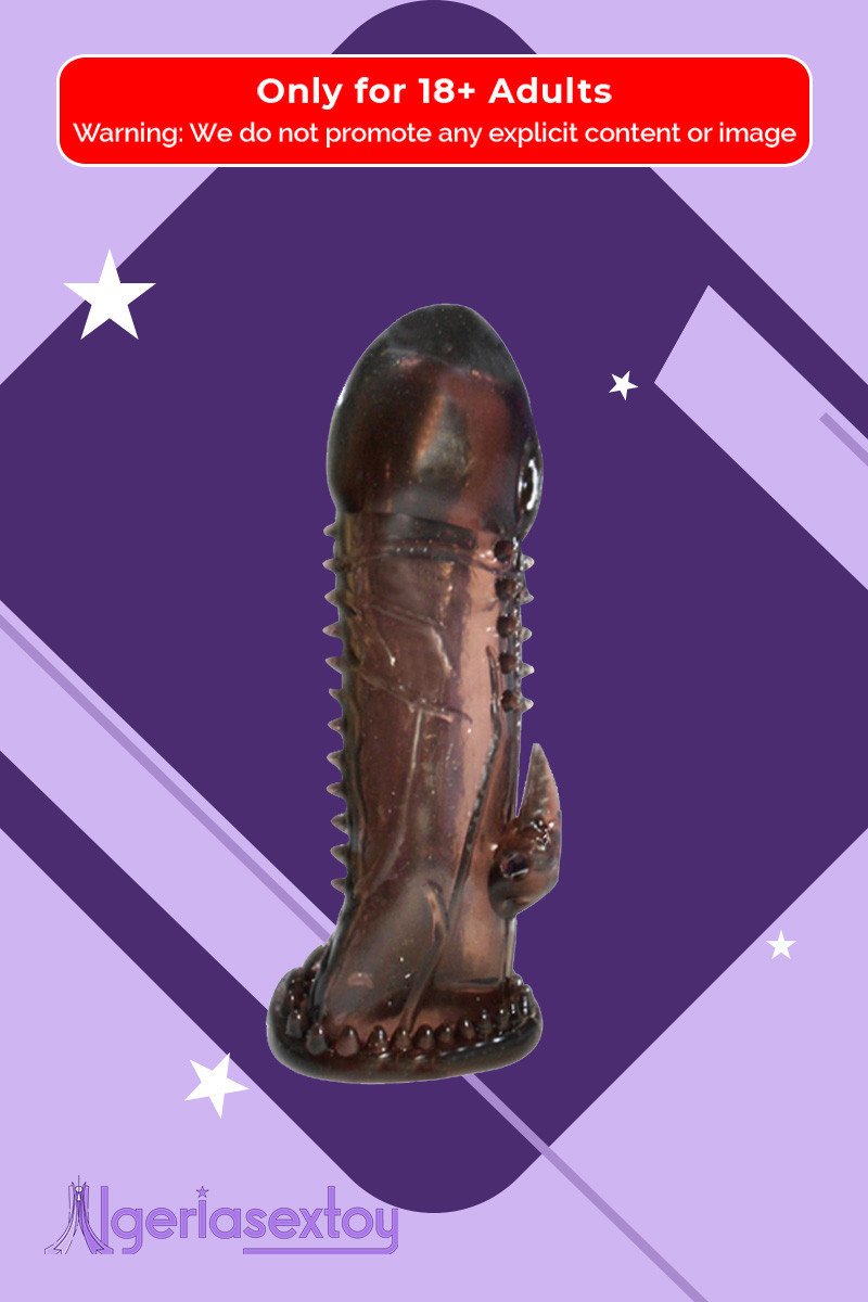 Ultra Flexible soft cock sleeve penis extender PES-017