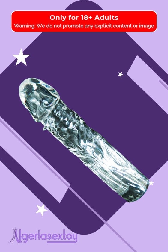 Full Ribbed Crystal Penis Sleeves PES-019
