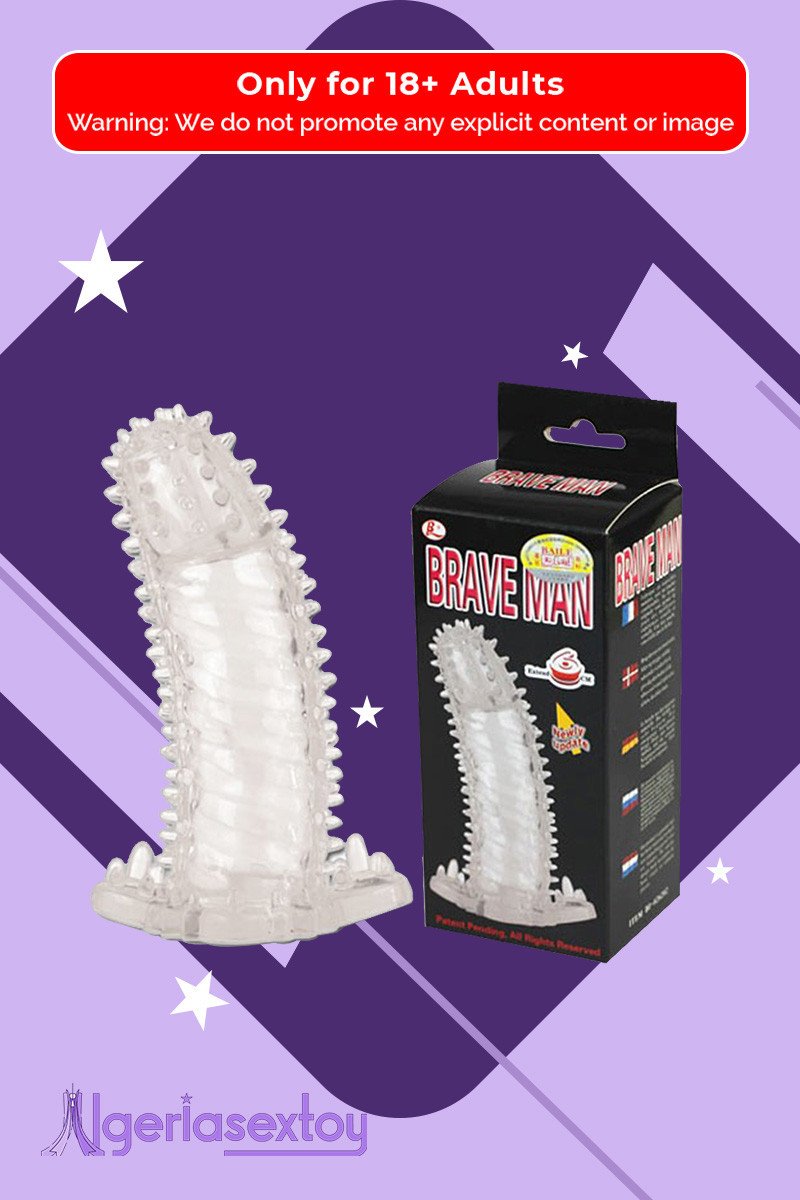 BRAVE MAN Crystal Penis Extension Sleeve PES-024