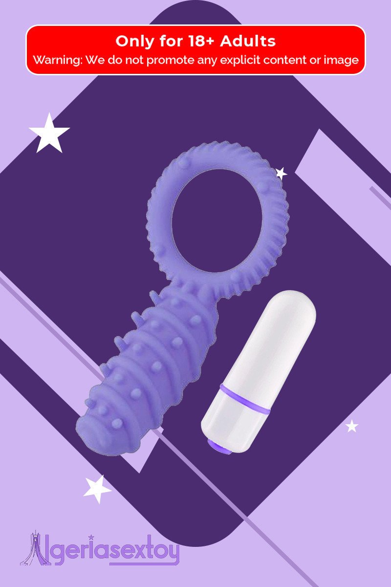 Clitoral Banger Spikes Premium Cockring With Bullet CR-015