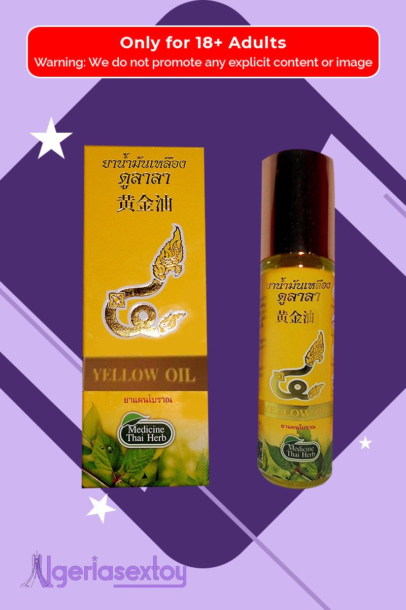 Thai herbal massage yellow oil THP-001