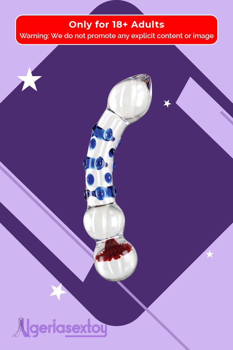 Flower Crystal Glass Dildo Sex Toy GD-003